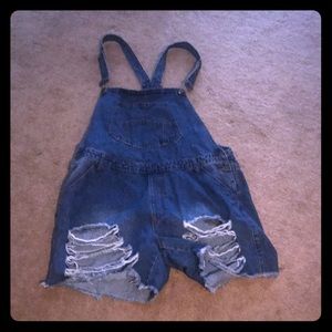 Denim Overalls